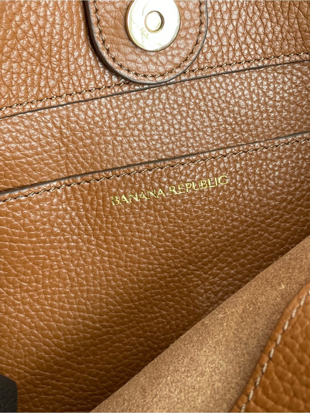 Classic Brown Leather Bucket Bag - Timeless - Picture 5 of 9